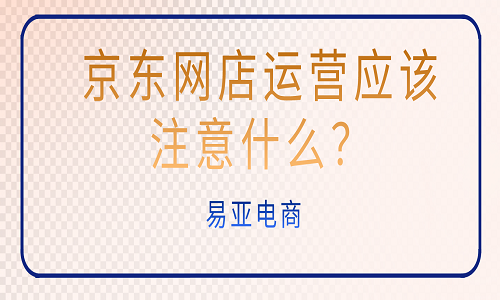 <b>京东网店运营应该注意什么？</b>