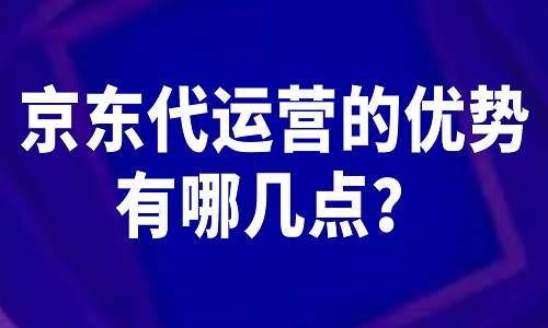 <b>京东代运营的优势有哪几点？</b>